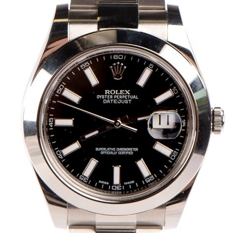 czarny rolex|rolex oyster steel watch.